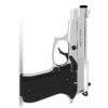 Non-gun 9mm R84FS Semi Automatic Chrome Pistol