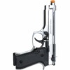 Militia Model 92F Full-Auto 9mm Blank Non-Gun Prop Pistol Nickel 2