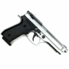 Militia Model 92F Full-Auto 9mm Blank Non-Gun Prop Pistol Nickel 4