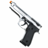 Militia Model 92F Full-Auto 9mm Blank Non-Gun Prop Pistol Nickel 5