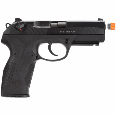 Militia Model PX4 Storm Semi-Auto Front Firing 9mm Blank Non-Gun Pistol Prop 9