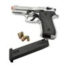 Militia Model 92F Full-Auto 9mm Blank Non-Gun Pistol (Nickel) - Image 3
