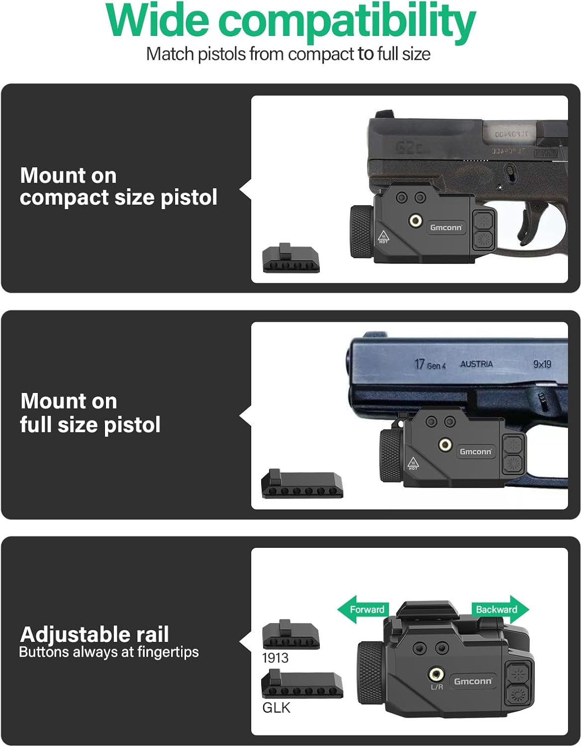 Implem xHD-7 Camera Laser Light Gun Attachment