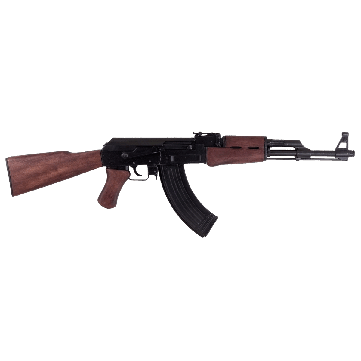 Militia AK-47 Assault Rifle (Black) Gun Replica (34 in X 14 in)