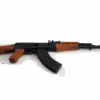 Militia AK-47 Assault Rifle (Black) Gun Replica (34 in X 14 in) 4
