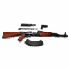 Militia AK-47 Assault Rifle (Black) Gun Replica (34 in X 14 in) 5